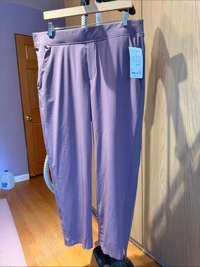 Athleta Brooklyn Ankle Lavender Stretch Pull-On Pants